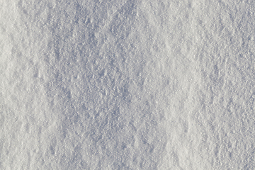 Image showing Snow in winter - photographed snowdrifts in the winter season. Close-up and a shallow depth of field