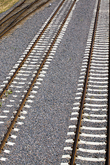 Image showing metal rails