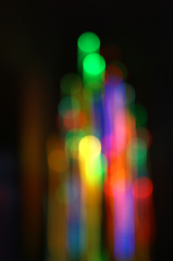 Image showing Abstract colorful motion background with blurred lights 