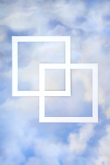 Image showing Abstract Sky Cloud Nature Background Frame