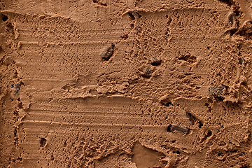 Image showing chocolate ice cream texture