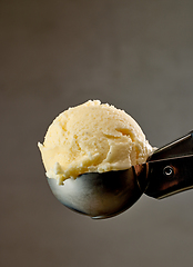 Image showing vanilla ice cream