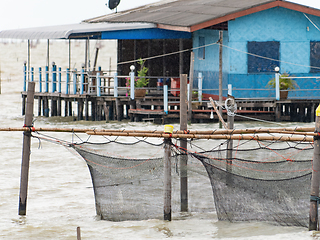 Image showing Fish farm in Songkhla, Thailand