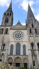 Image showing Famous Cathedral of Notre-Dame in Chartres, France