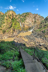 Image showing Ruacana Falls on the Kunene River, Namibia Africa