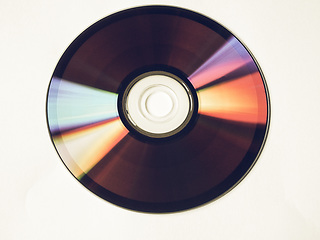 Image showing Vintage looking CD or DVD