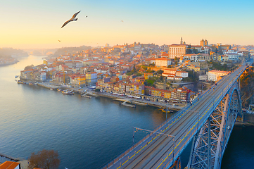 Image showing Skyline Porto Old Town Portugal