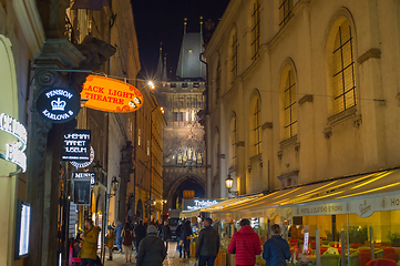Image showing Peope walking Old Town Prague