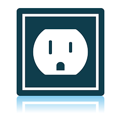 Image showing Electric Outlet Icon