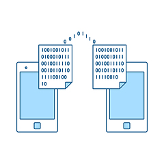 Image showing Exchanging Data Icon