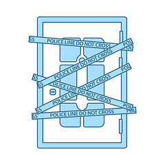 Image showing Crime Scene Door Icon