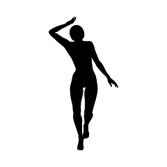 Image showing Naked sexy girls silhouette