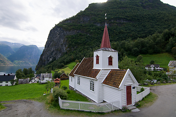 Image showing Undredal Stave Church, Sogn og Fjordane, Norway