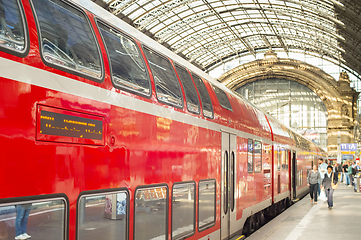 Image showing People Frankfurt Main Train station