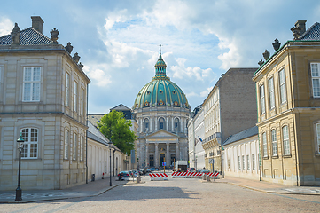 Image showing Frederik\'s Church in Copenhagen