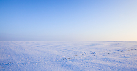 Image showing beautiful fallen white snow