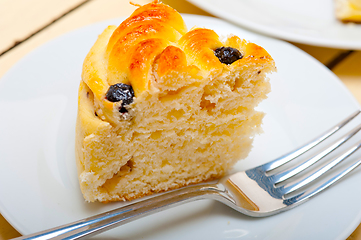 Image showing blueberry bread cake dessert