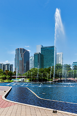 Image showing Skyline of Central Business District of Kuala Lumpur, Malaysia