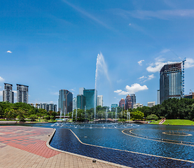 Image showing Skyline of Central Business District of Kuala Lumpur, Malaysia