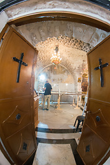 Image showing Jerusalem church in old city - christianity and pray