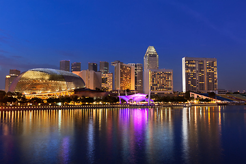 Image showing Singapore skyline