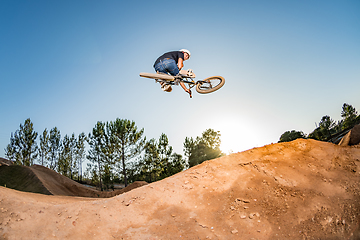 Image showing BMX Bike Stunt Table Top