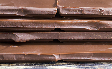 Image showing large pieces of chocolate