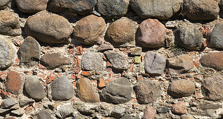 Image showing part of the ancient stone wall