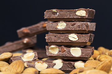 Image showing large pieces of chocolate