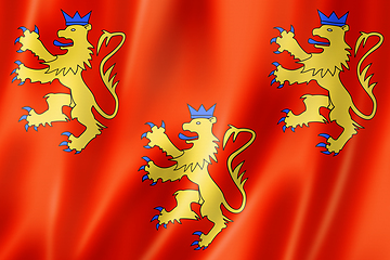 Image showing Dordogne County flag, France