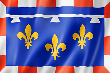 Image showing Centre-Val de Loire Region flag, France