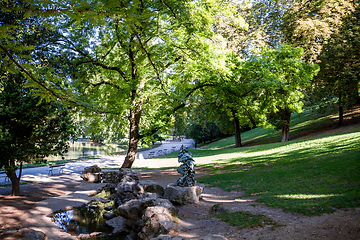 Image showing Buttes-Chaumont Park, Paris