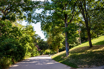 Image showing Buttes-Chaumont Park, Paris