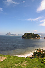 Image showing Niteroi and Sugar Loaf