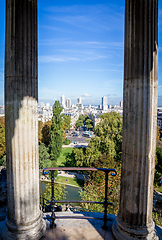 Image showing Sibyl temple in Buttes-Chaumont Park, Paris