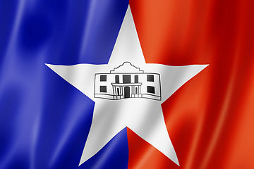 Image showing San Antonio city flag, Texas, USA