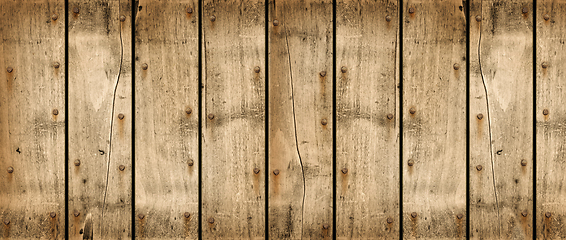 Image showing Old wood background bannertexture
