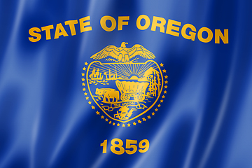 Image showing Oregon flag, USA