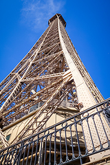 Image showing Eiffel Tower detail, Paris, France