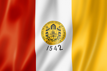 Image showing San Diego city flag, California, USA