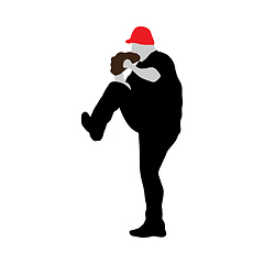 Image showing baseball silhouette