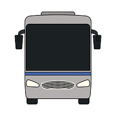 Image showing Tourist Bus Icon