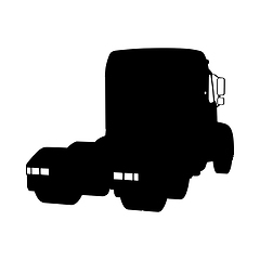 Image showing Truck Silhouette