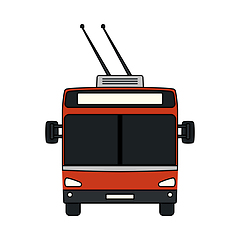 Image showing Trolleybus Icon