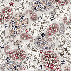 Image showing Oriental cucumbers seamless pattern