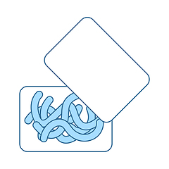 Image showing Icon Of Worm Container