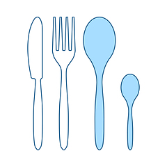 Image showing Silverware Set Icon