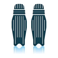 Image showing Cricket Leg Protection Icon