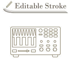 Image showing Oscilloscope Icon