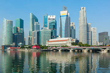 Image showing Singapore skyscrapers